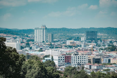 Cityscape against sky