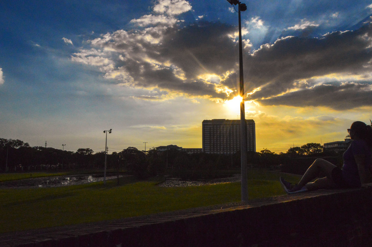 SCENIC VIEW OF SUNSET OVER LANDSCAPE