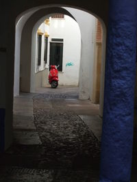 Man standing by window