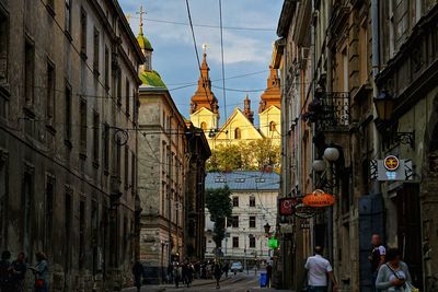 Buildings in city