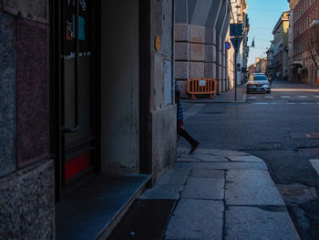 Street amidst buildings in city