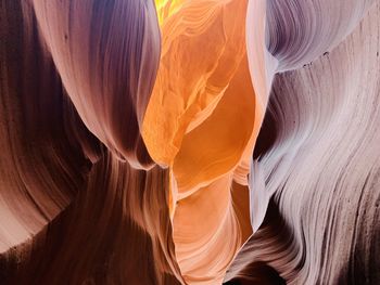 Close-up of rock formation