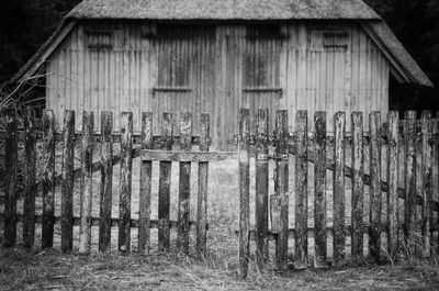 Exterior of old abandoned building