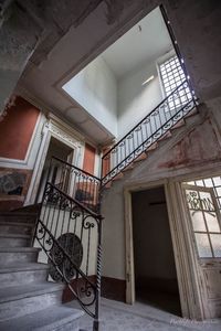 Interior of abandoned house