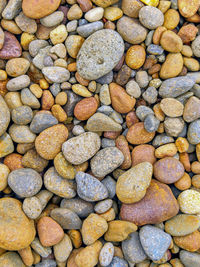 Full frame shot of stones