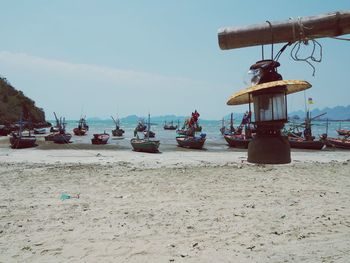 View of beach against sky