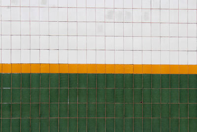 Detail shot of tiled wall