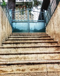 Staircase in building