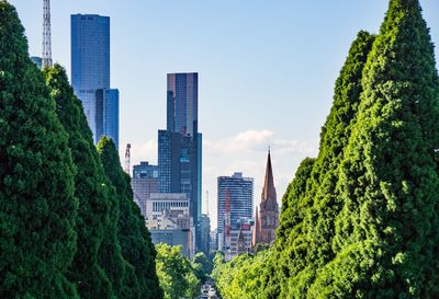 Skyscrapers in city