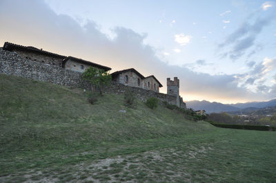 View of old building against sky