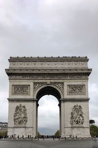 View of monument against cloudy sky