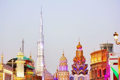 View of cathedral against clear sky