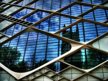 Low angle view of modern building