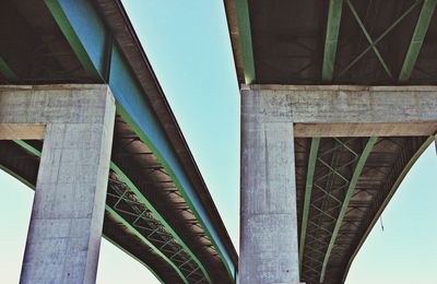 Low angle view of bridge