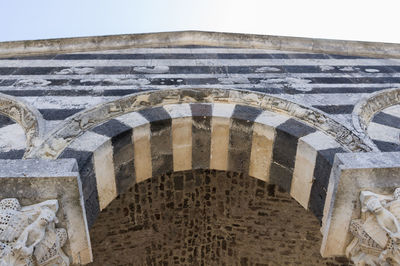 Low angle view of historical building against sky