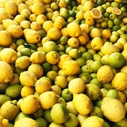 Full frame shot of fruits for sale at market stall