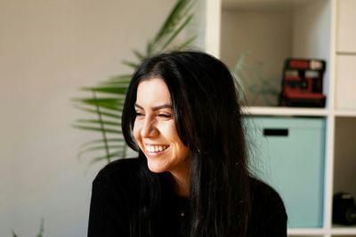 Portrait of a smiling young woman