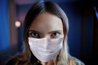 Close-up portrait of a teenage girl