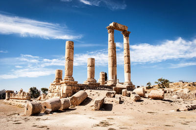 Old ruins against sky