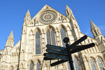 Low angle view of church