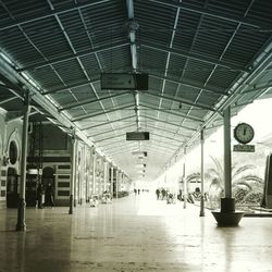 Roof over railroad station