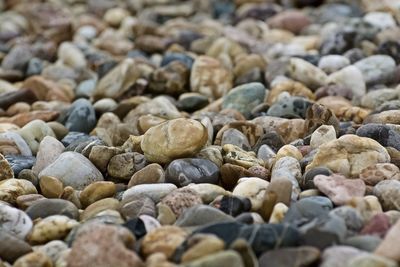 Full frame shot of pebbles