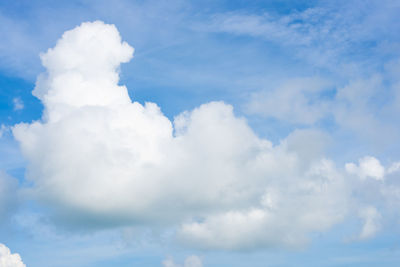 Low angle view of clouds in sky