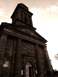 Low angle view of a church