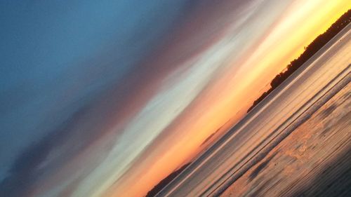 Full frame shot of dramatic sky during sunset