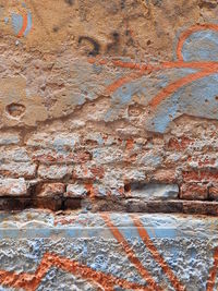 Full frame shot of weathered wall