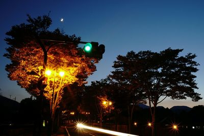 Road at night