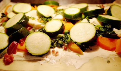 Close-up of salad in plate