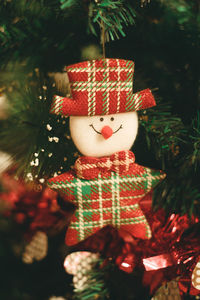 Close-up of christmas decoration