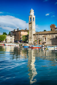 Buildings at waterfront