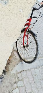 Bicycle on street