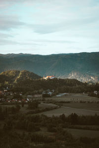 Scenic view of landscape against sky