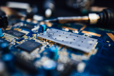 Close-up of circuit board 