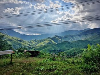 Scenic view of landscape against sky