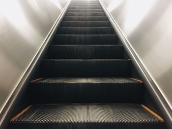 Close-up of illuminated staircase