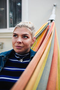 Portrait of a smiling mid adult woman