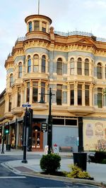 Low angle view of building against sky