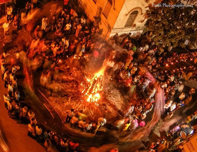 indoors, illuminated, glowing, full frame, night, high angle view, backgrounds, heat - temperature, fire - natural phenomenon, flame, burning, light - natural phenomenon, no people, orange color, cultures, built structure, architecture, tradition, decoration, celebration