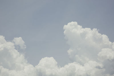Cloudscape against blue sky
