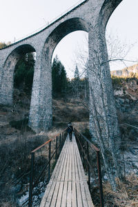 Boardwalk under bridge