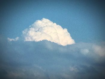 Low angle view of vapor trail in sky