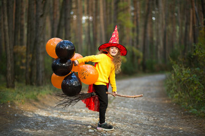 Full length portrait of boy