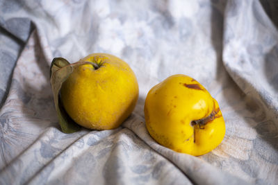 Close-up of fruits on table
