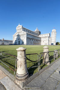 View of building against blue sky