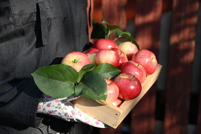 Close-up of fruits on table