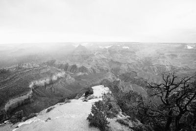View of grand canyon national park against sky